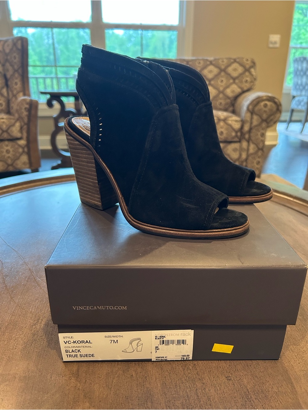 Vince Camuto Koral Suede Bootie Size 7